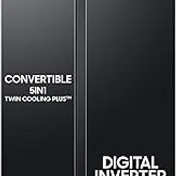 Samsung 644L Convertible 5-in-1 Side by Side with Wifi, SmartThings & AI (RS76CG8133B1HL, Black DOI)-picture-13
