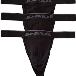 papi Men's 3-Pack Cotton Stretch Thong-picture-24