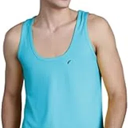 Men's White Regular Fit 100% Cotton Vest-image-31