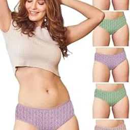 kalyani 11000 Women Cotton Low Waist Printed Panties (Briefs) | Pack of 6-picture-41