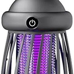 Electric Mosquito Killer Lamp, USB Powered UV Light Insect Trap, Silent Operation, 360-Degree Coverage, Safe for Babies and Pregnant Women, Black-picture-25