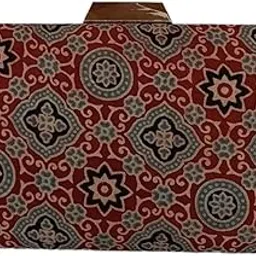la kasha Ajrak Elegance Clutch For Women | Cotton Craft Ajrak Clutch-picture-30