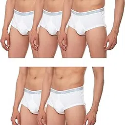 vip Men's Cotton Brief - Pack of 5 (White, 90)-picture-26