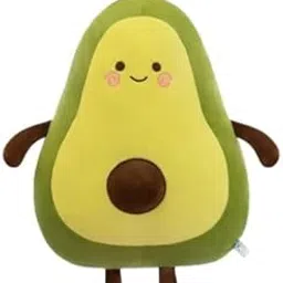 CuddleNest Avocado Soft Toy, Plush Toys, Soft Toys for Kids | Soft Toy for Baby Boys and Girls | Cute Toy | 35 cm Stuff Toy for Kids | Cute Cuddle Pillow for All Ages-image-7