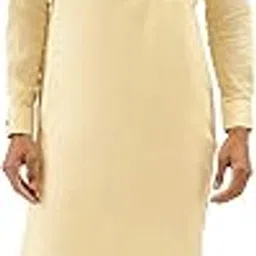 manyavar Men's Cotton Classic Bandhgala Kurta Set (2pcs)-picture-22