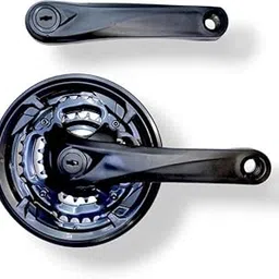 GHG 24-34-42T Crankset Steel Chainwheel 7/8/9 Speed Universal Square Hole Mountain Bike, Racing Bike, Road Bicycle Wheel (Front Pack of 24T-34T-42T)-picture-30
