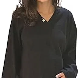 momzjoy.com Classic Black Ribbed Maternity Stretchable Top-picture-14