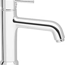Pixaflo Florent FX-8 Brass Single Lever Tall Boy Basin Mixer with 450 mm Long Braided Hoses (Chrome)-picture-31
