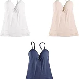 3 Pieces Womens Adjustable Strap Built In Bra Tank Tops |Clothing, Shoes & Accessories | Womens Clothing | Tops & Blouses-image-66