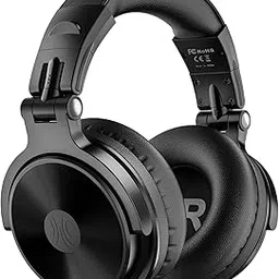 OneOdio Bluetooth Over Ear Headphones - Wireless/Wired 110 Hrs Stereo Sound Bluetooth Foldable Headsets with Deep Bass 50mm Neodymium Drivers for PC/Phone - Studio Wireless Pro C - (Black)-image-5
