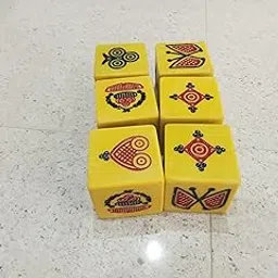 PVC Jhandi Munda Dice,14 no 12 suta,roll dice,Traditional dice Game-picture-12