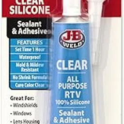 J-B Weld Clear Silicone Sealant & Adhesive image 1