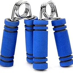 VENOM Pack of 2 (One Pair) Hand Gripper Wrist Exerciser Fitness Foam Hand Grip for Gym Stretching Hand strengtheners for Men & Women (Model : 1022) (Black & Blue)-picture-31