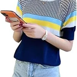 hsr Women Stylish Sleeveless High Mock Neck Stretchable Knit Regular Fit Tank Top (Free Size)-picture-57