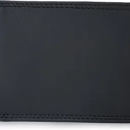 Premium Genuine Leather Wallet for Men Travel Casual Wallet with RFID Blocking 9 Card Sots, 2 Secret Pockets, 1 Transparent ID Window (Color - Black)-image-23