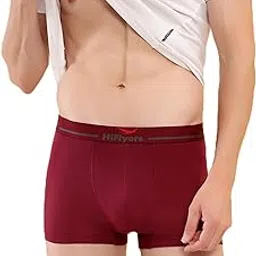 hiflyers Men's Silky Soft Odour Free Fabric for Luxurious All-Day Wear Dark Knight Collection Solid Micro Modal Trunk-picture-11