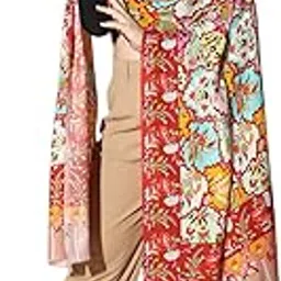 Women Fine Soft Bamboo Fibre Stole, Multicoloured Ethnic Design, Evening Wrap, Luxury Pashmina Scarf, Wrap, Sustainable and Natural Fabric (Size : 71X203 CM)-image-66