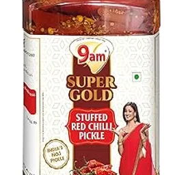 9AM Super Gold Red Chilli Pickle 900g – Spicy & Tangy Traditional Indian Achar-picture-27
