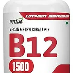 NutriJa Vitamin B12 Active form of Methylcobalamin | Maximum Absorption, Normal Energy Production & Immune system support (60x2 (120 Capsules))-picture-14