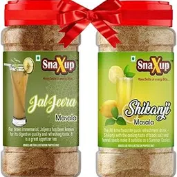 SnaXup Jal Jeera Masala and Shikanji Powder | Instant Drink Mix Home Made Pack of 2 (100gm + 100gm)-picture-61