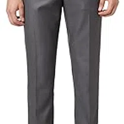 van heusen Men's Fashion Formal Mid Rise Slim Fit Premium Formal Trousers | Superior Comfort | Auto-Flex Waist Band | Soft Touch-picture-16