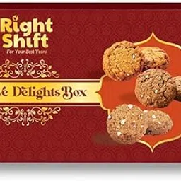 Right Shift Festive Delights Box | Pack of 3 Jaggery Cookies - Oats, Ragi and Atta-image-9