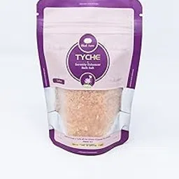 Serenity Enhancer Epsom Bath Salt, Infused with Lotus & Vitamins C & E for Muscle Relaxation/Recovery & Glowing Skin, Aromatherapy Bath Soak enriched with Himalayan Pink Salt & Sea Salt – (Tyche 120g)-image-91