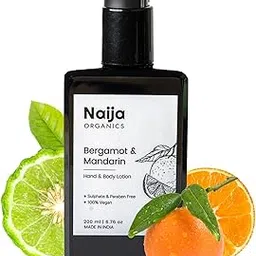 Naija Organics Body Lotion for Women and Men for All Skin Types (Bergamot & Mandarin)-picture-37