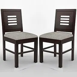 Adichwal Furniture Sheesham Wooden 2 Dining Chair Set for Living Room | Solid Wood Study Chair for Living Room | Office Chair for Home & Office | Rosewood Chair Set (Set of 2, Walnut B)-picture-15