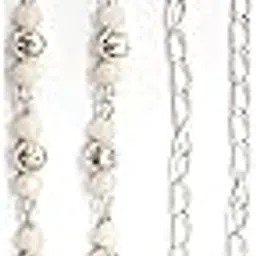 heddz Lightweight Acrylic Beads Small Silver Filigree Pastel Spectacle Chain For Women Chain Lanyard String for Eyewear Frames, Specs, Reading Glasses, Sunglasses, Goggles and Eyeglasses-picture-27