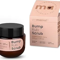 YesMama Bump Rub Scrub | Stretch Mark Care | Natural Based | Gentle Exfoliating Body Scrub | Pregnancy Safe-picture-23