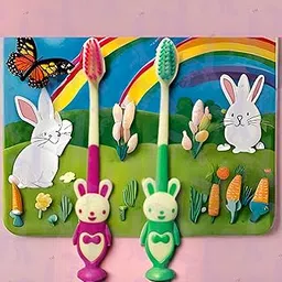 Yunicorn Max Kids Rabbit Toothbrush - Pack 2 - (Colour may vary)-picture-25