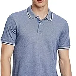 amazon brand - symbol Men's Cotton Rich Solid Pique Polo T-Shirt | Collar T-Shirts | Half Sleeves | Plain | Regular Fit (Available in Plus Size)-picture-30