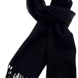 aenon fashion is my passion NEW Winter MEN AND BOYS Stylish PURE WOOLEN Muffler for Men's and Women's- Pack 1 (BLACK)-picture-51