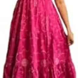 Elegant Rayon Anarkali Kurta with Flared Design & Intricate Detailing-picture-38