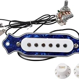 Enakshi (LABEL) Electric Acoustic Guitar Soundhole Magnetic Pickup with Volume & Tone Blue|Acoustic-Electric Guitar|Electric Guitar|Guitar Accessories-picture-12