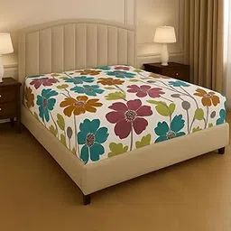 BSB HOME 100% Waterproof Premium Cotton Feel Mattress Protector King Size 78x72 Inch | Ultra Soft Breathable & Fitted Bed Protector Terry Cover Double Bed (6.5x6 feet, Fits 10 Inches, Multicolour)-image-69