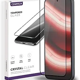 Czartech Tempered Glass Screen Protector Compatible for Nothing Phone 2A / Nothing Phone 2A Plus (Black) Edge to Edge Coverage with Easy Installation Kit-picture-24