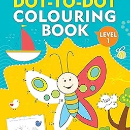 Colouring Book : Dot-to-Dot Colouring Book Level 1-picture-22
