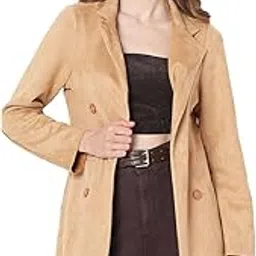 vero moda Women's Polyster Knee Length A-Line Coat image 1