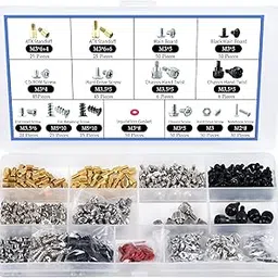 502PC Computer Motherboard Screws Kit, Motherboard Standoffs Screws for Universal HDD Hard Drive, SSD, PC Case, PC Fan, Power Supply, Graphics, CD-ROM, ATX Case, for DIY PC Installation & Repair-picture-26