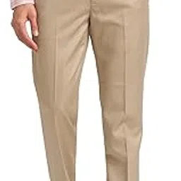 park avenue Super Slim Fit Medium Fawn Trouser for Men-picture-53