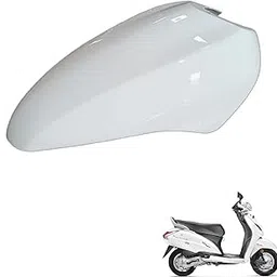 RevUp Bike Front Mudguard/Mud Guard White Suitable for Activa 5G-image-1