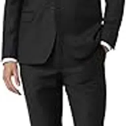 van heusen Men's Polyester Blend Two Piece Suit-Dress Set (VHSUDSLFP25859_Black-picture-39