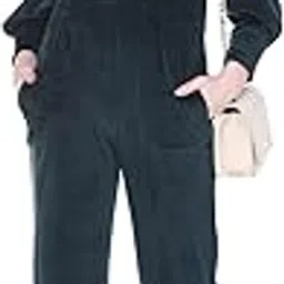 rf raves Raves Womens Velvet Jumpsuit | V-Neck & U Neck Puff Sleeve Jumpsuit for Women-picture-38