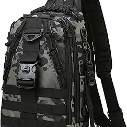 Fishing Tackle Bag with Rod Holders Water Resistant Fishing Backpack Daysack L Black Green | Sporting Goods | Fishing Tackle Boxes & Bags | Tackle Boxes & Bags-image-70