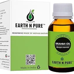 Earth N Pure Brahmi Oil for Hair, Cold Pressed, Natural and Therapeutic Grade - 50 ML-picture-22