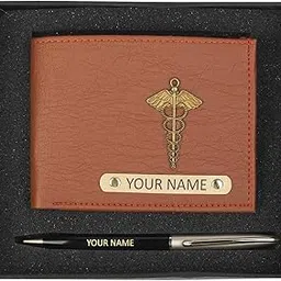 modefe Set of 2 Customized Wallet and Pen, A Professional Gifting for Corporate - Personalised Wallet with Name and A Beautiful Customized Pen - Birthday Or Any Special Occasion Gift-picture-36