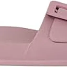 max Women Solid Sliders Flip Flops image 1