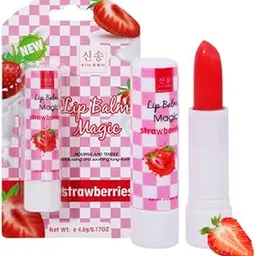 XIN SON Hydrating Lip Balm for Soft & Smooth Lips, Long Lasting Moisturizing Care with Natural Ingredients, Nourishing, Repair for Dry & Chapped (Strawberries)-picture-32